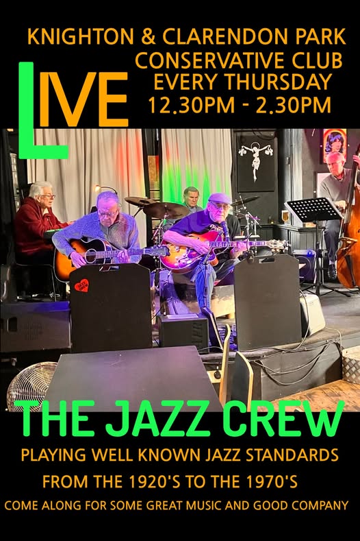 The Jazz Crew, live every Thursday 12.30pm to 2.30pm